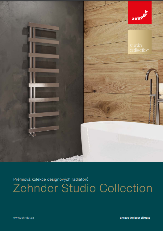 Zehnder Studio Collection 2024 – Prémiové designové radiátory (CZ)